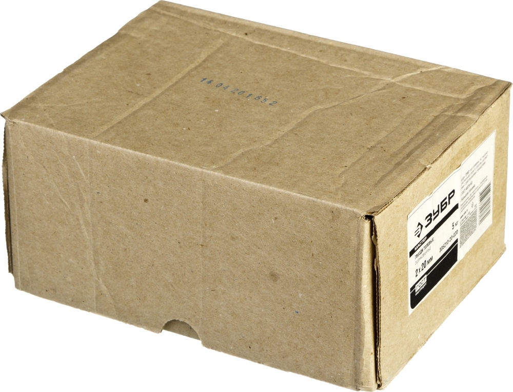 Гвозди толевые 20 x 2 мм, цинк, 5 кг, ГОСТ 4029-63 ЗУБР 305210-20-020