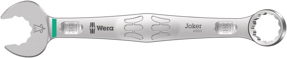 Ключ гаечный комбинированный 30 x 330 мм Joker серия 6003 Wera WE-020505