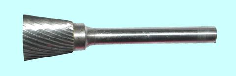 Борфреза тв.спл. с обратным конусом d16х16х6х65 18° спиральная насечка (N16 16М06) CNIC