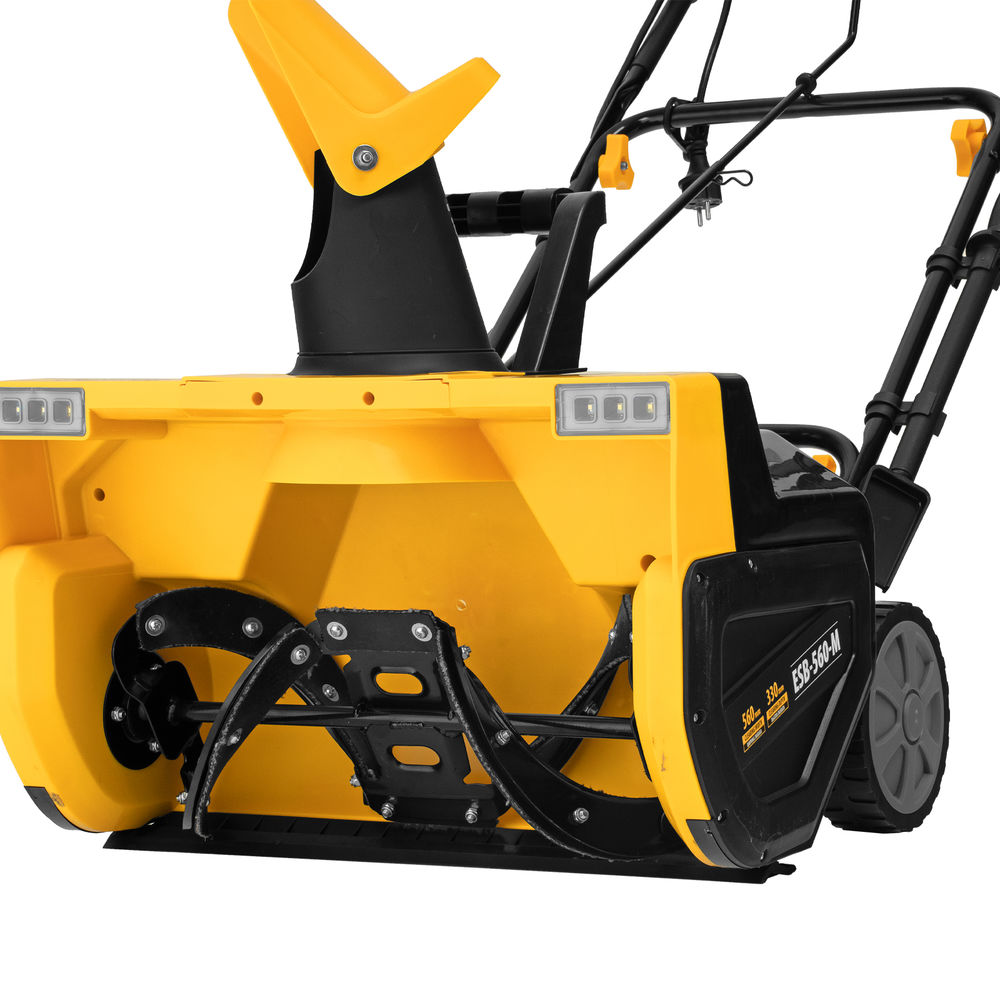 Электрическая снегоуборочная машина ESB-560-M, 2,5 кВт, металлический шнек, LED фара Denzel (97629)