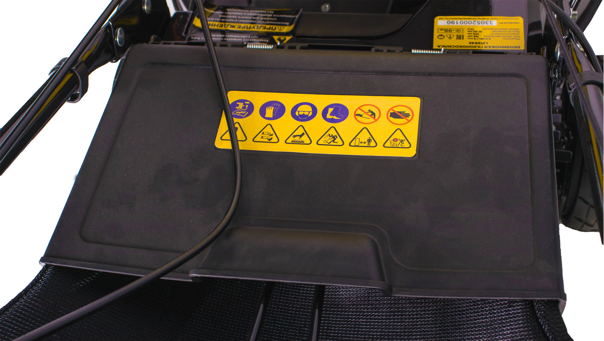 Газонокосилка CHAMPION LM5645 (PRO 4,4кВт привод 560мм 75л 25-80мм 1рычаг/8, 38,2кг3в1) (LM5645)