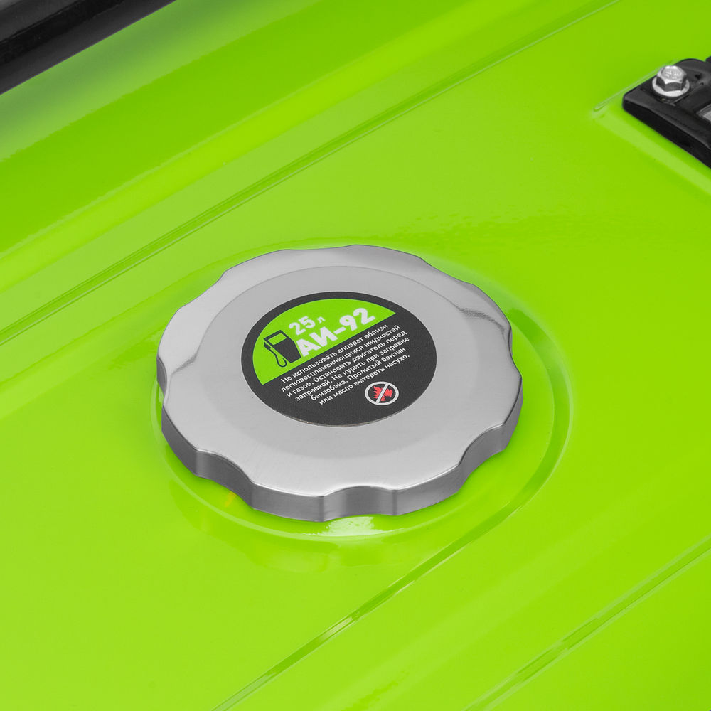 Генератор бензиновый БС-8000Э, 6,6 кВт, 230В, четырехтактный, 25 л, электростартер Сибртех (94549)