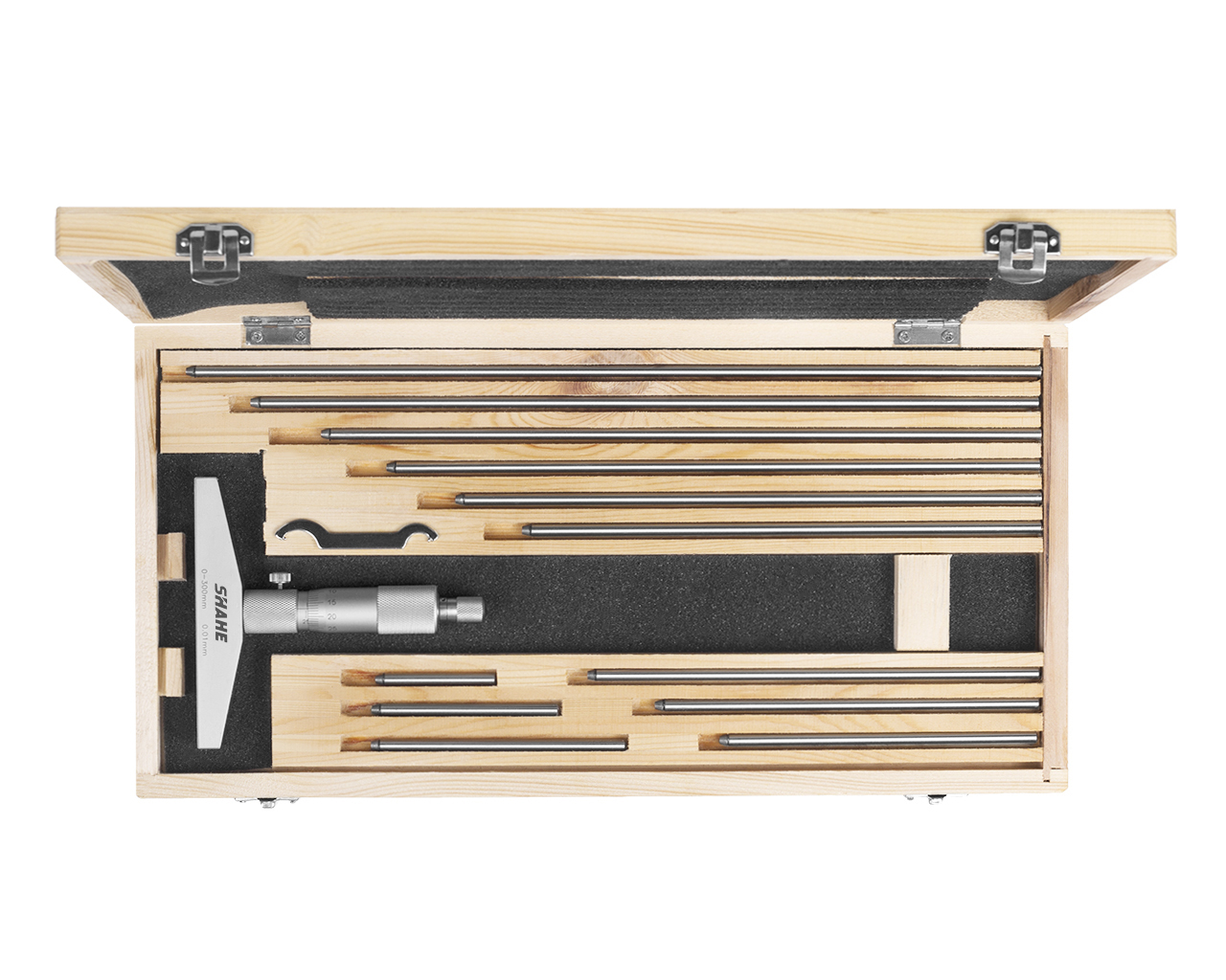 Глубиномер микрометрический ГМ-300 0,01 SHAHE