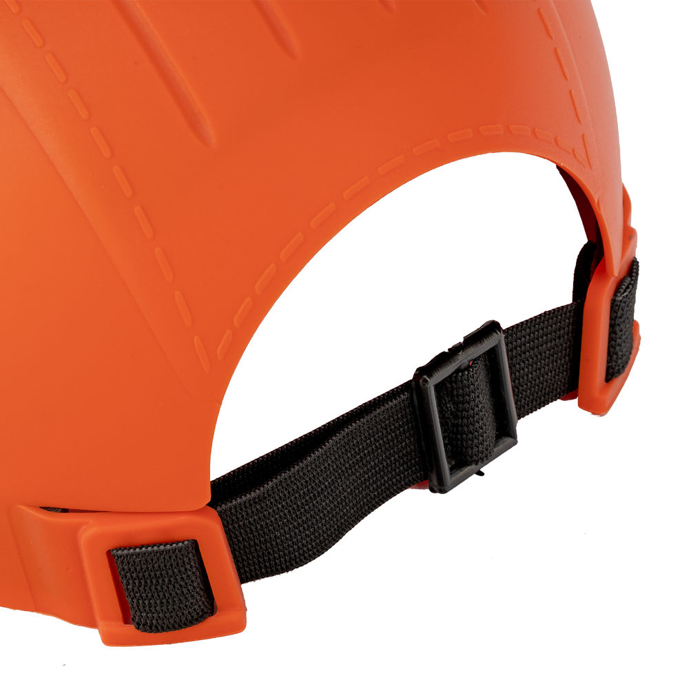 Каскетка защитная Стиль, пластиковая, оранжевая Сибртех (89169)