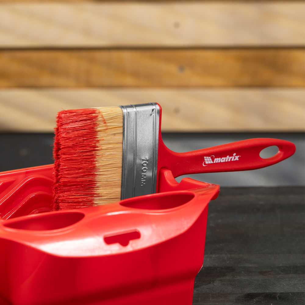 Кисть флейцевая Эмали Color Line 100 х 12 мм Matrix (83354)