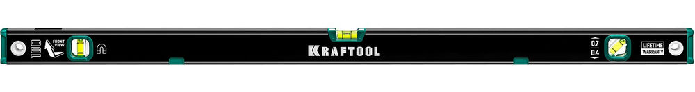 Магнитный уровень 1000 мм, усиленный профиль, с зеркальным глазком KRAFTOOL 34785-100