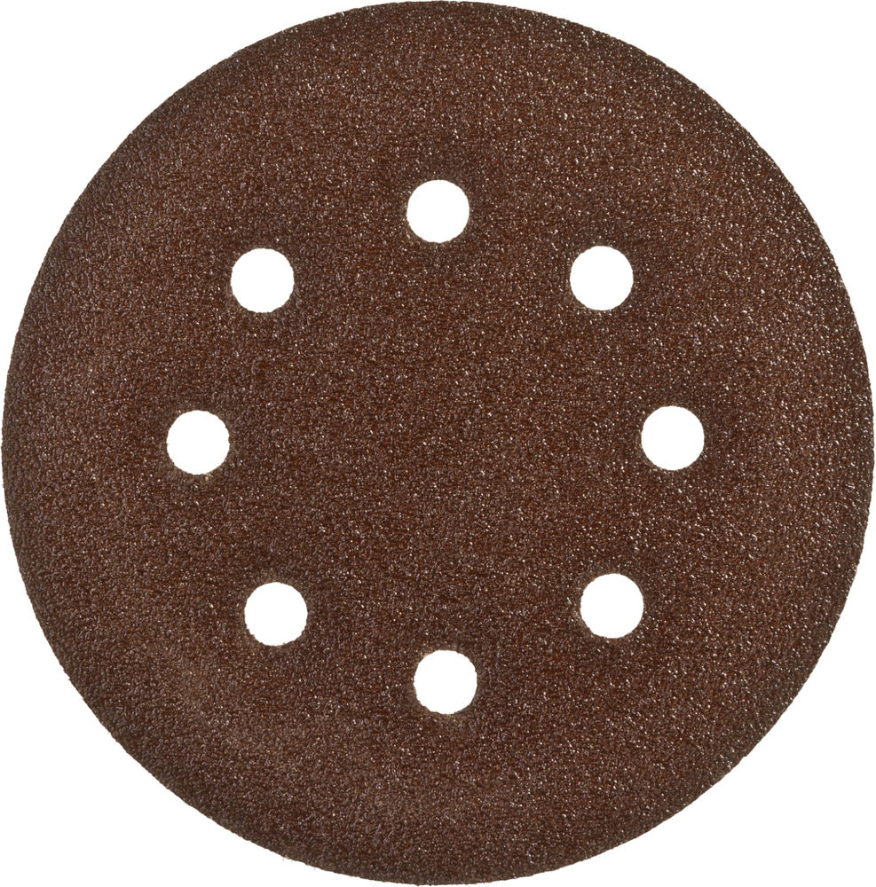 Круг шлифовальный Стандарт 150 мм, 6 отверстий, Р60, 5 шт ЗУБР 35350-150-060