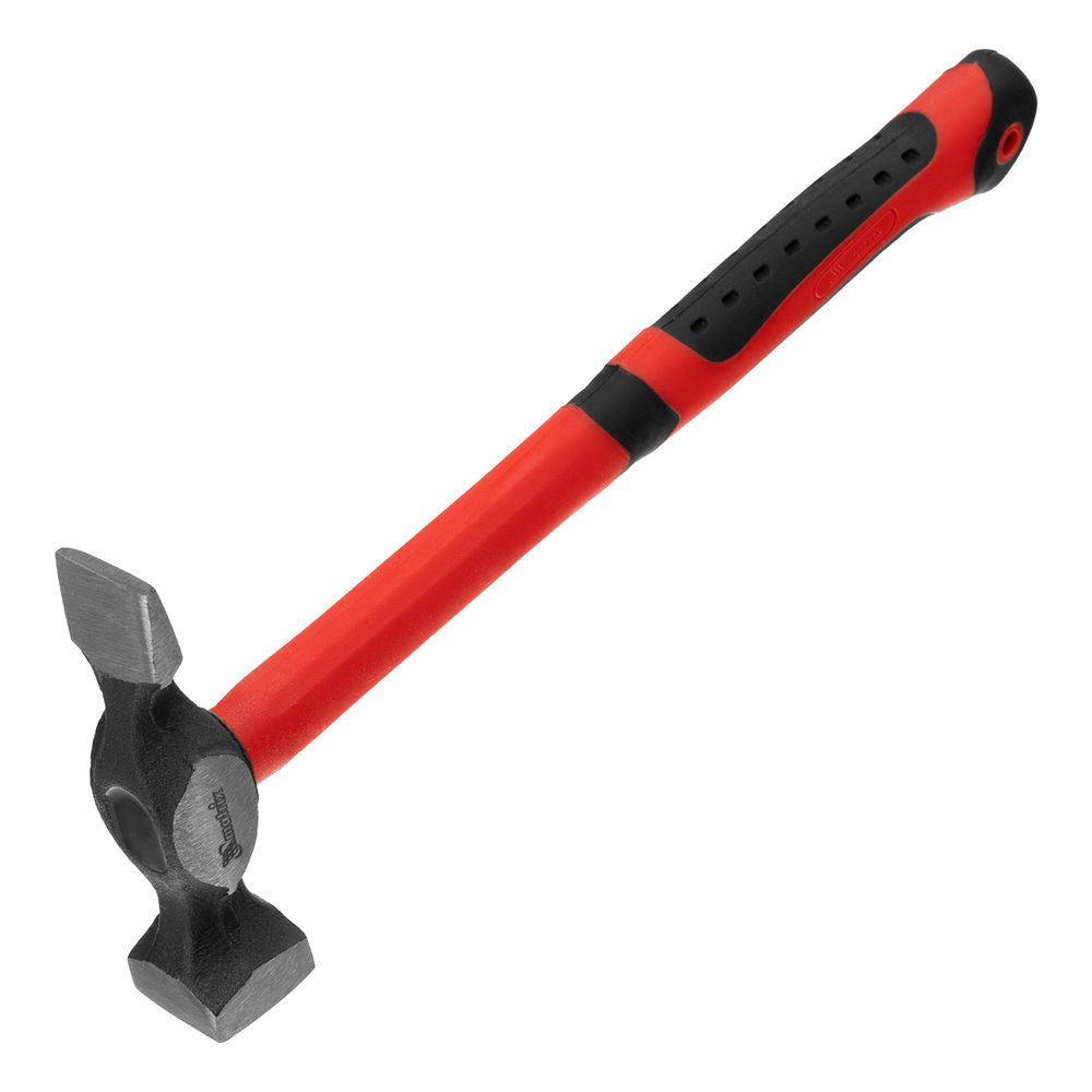 Набор рихтовочный, 3 молотка с фибергласовыми ручками, 4 наковальни, пластиковый бокс Matrix (10845)