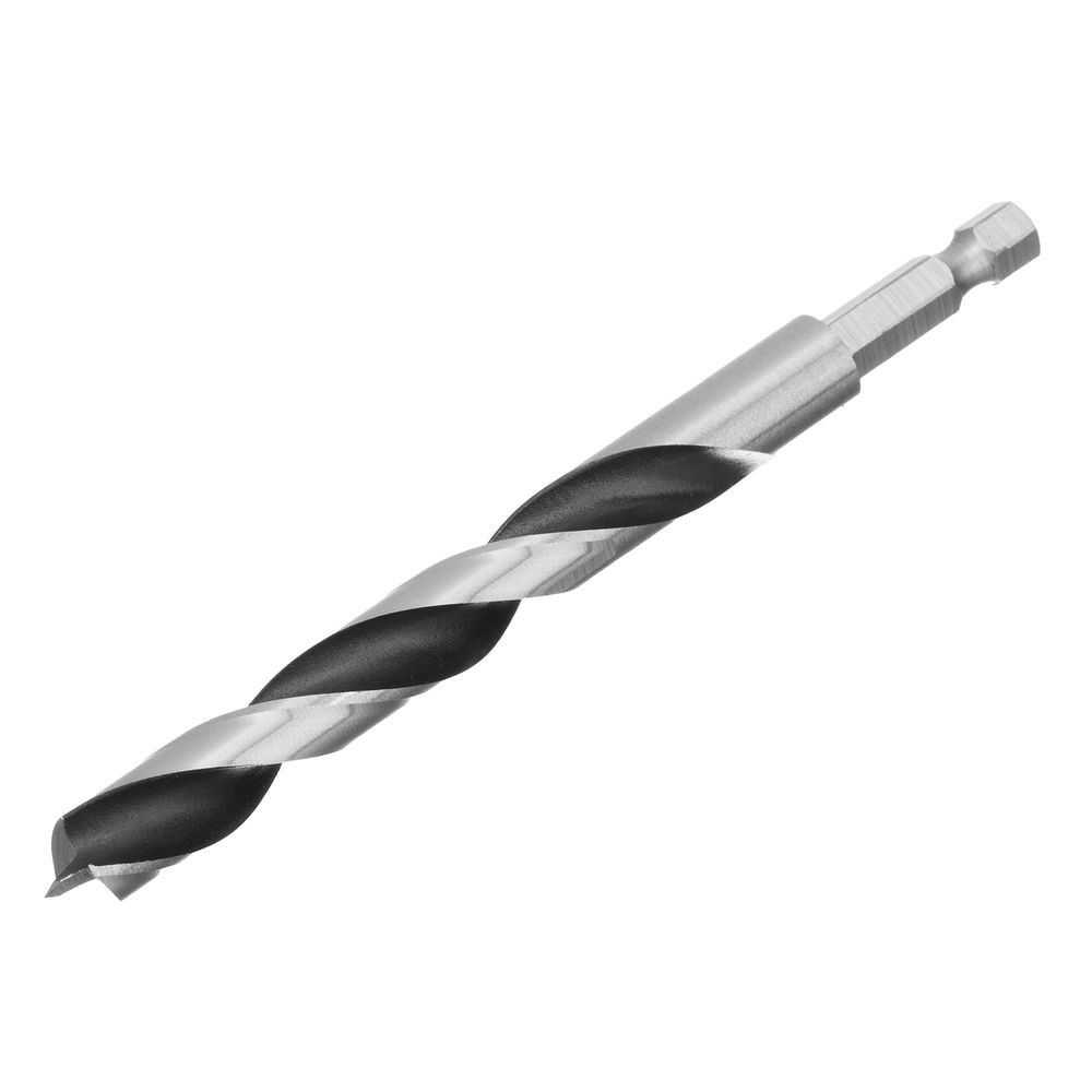 Набор сверл по дереву, 4-5-6-8-10 мм, 5 шт, шестигранный хвостовик, пластиковый кейс, Matrix (70283)