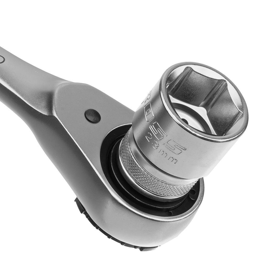 Набор торцевых головок, трещотка 120 зубьев, 1/2, 1/4, CrV, 41 предмет Gross