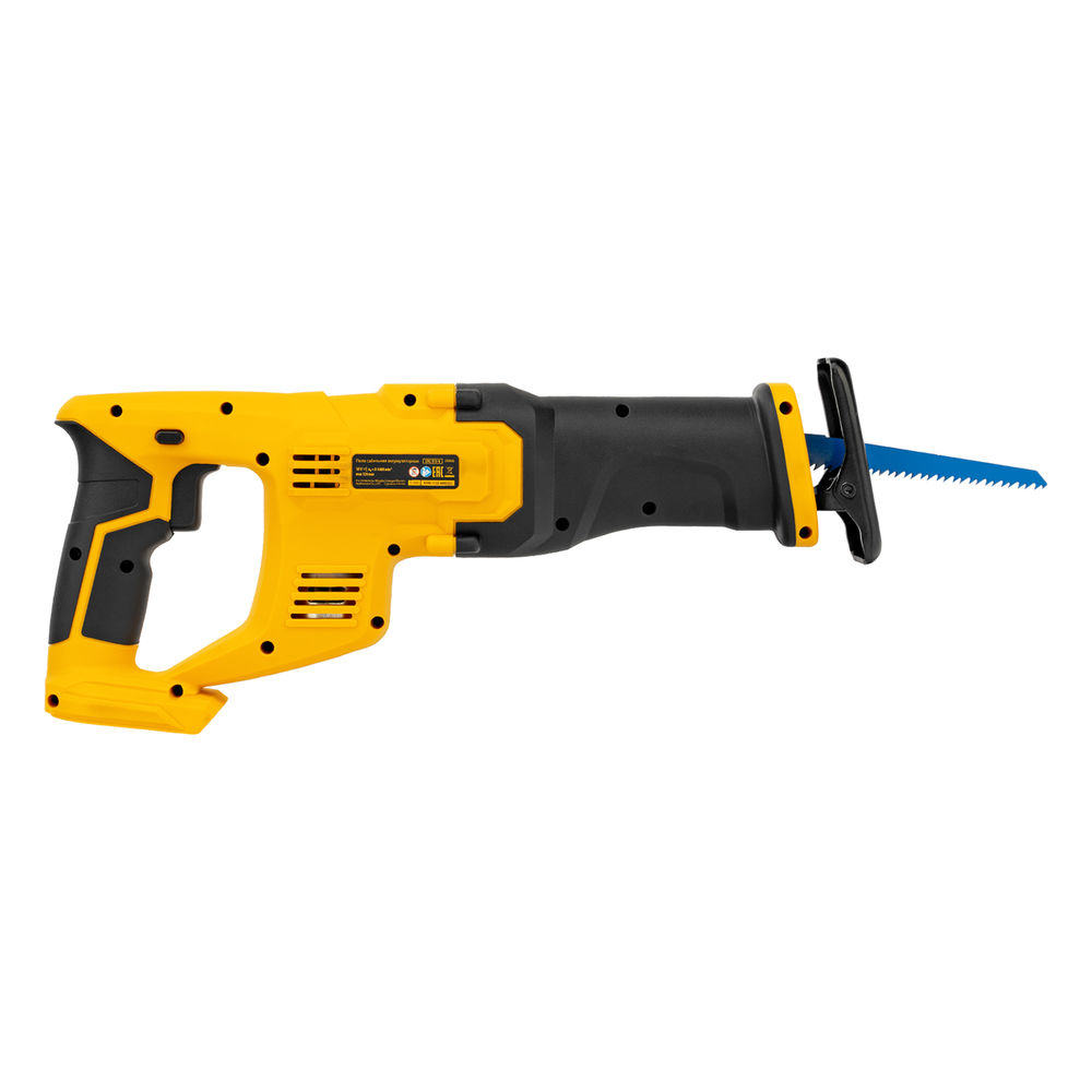 Пила сабельная аккумуляторная CRC-115-0, 18В Li-Ion Denzel (28466)