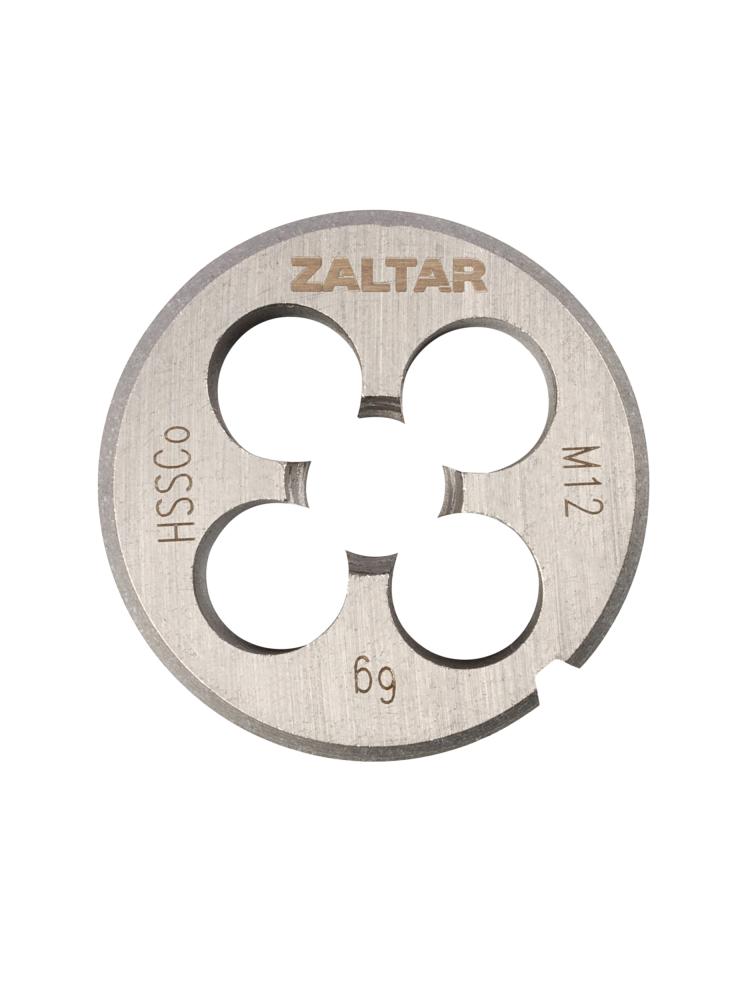 Плашка круглая резьбонарезная HSS-E, DIN 223 B (DIN EN 22568), M12 x 1.75, 38 x 14 (ZA-03807)