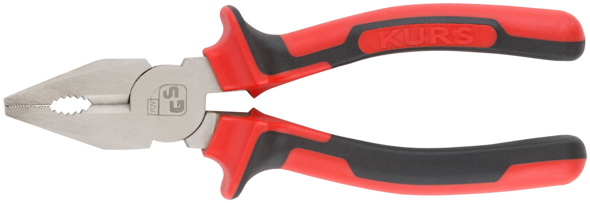 Плоскогубцы комбинированные Тренд, двухцветные прорезиненные ручки, хром-никелевое покрытие 160 мм (47564)