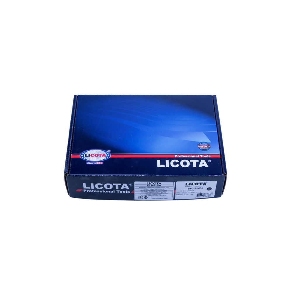 Пневматическая шлифовальная бормашинка 60000 об/мин, профессиональная, Licota, PAG-10068