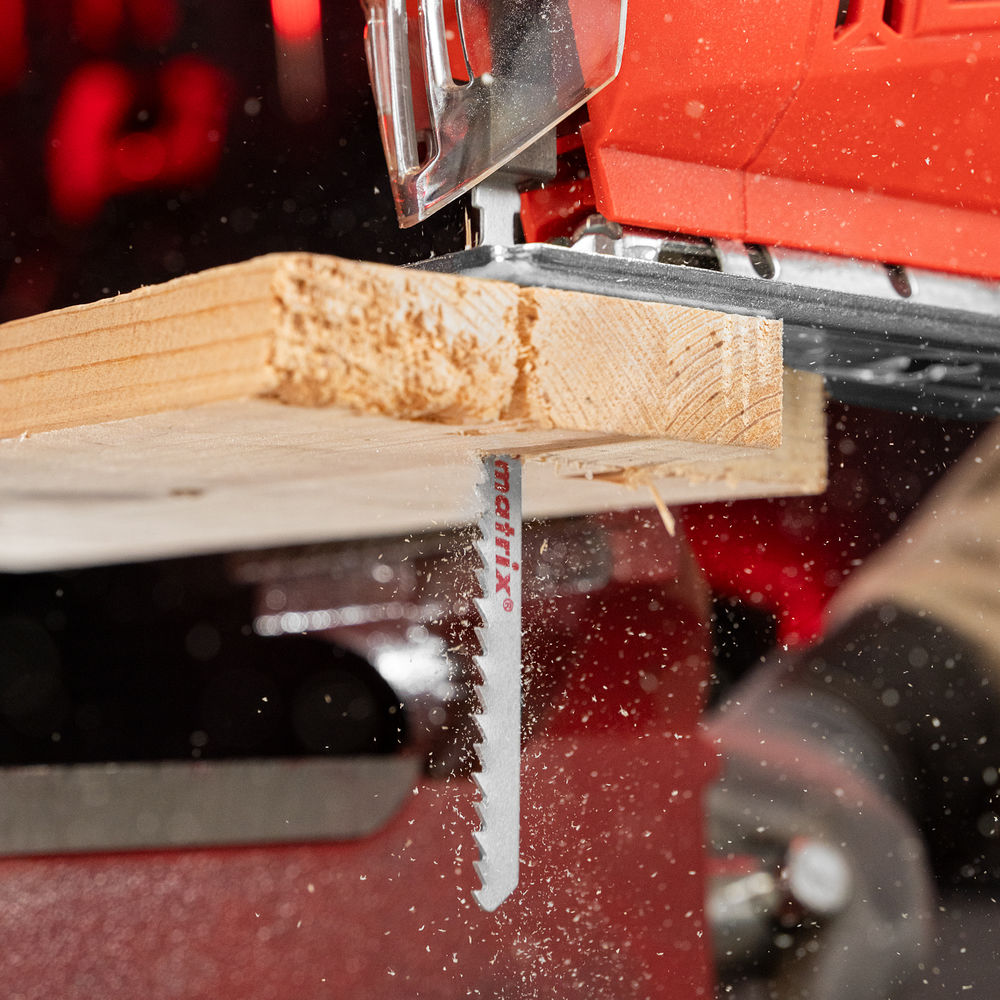 Полотна для электролобзика по дереву, 3 шт, 90 х 4 мм, HCS, EU- хвостовик Matrix