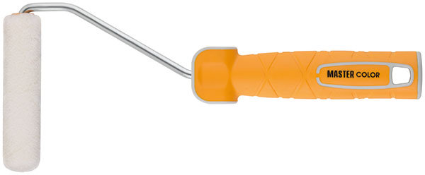 Ролик, ядро 15 мм, 100% велюр, ворс 5 мм, 2K-ручку 27 см, 100 мм (30-1117AKZO)