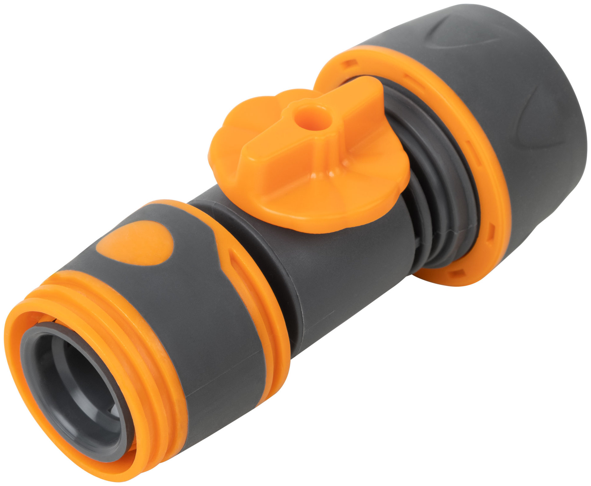 Соединитель двухкомпонентный 3/4 с запорным клапаном (77758)