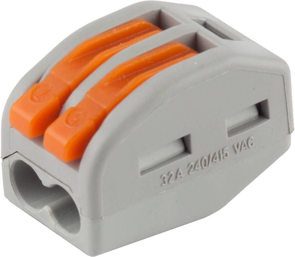 Соединительная 2-х проводная разъемная клемма 32 A СВЕТОЗАР 49190-2