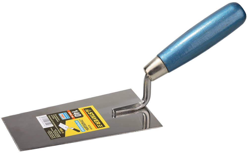 Кельма трапеция 140 мм, нержавеющее полотно, деревянная рукоятка Professional STAYER 0830-14