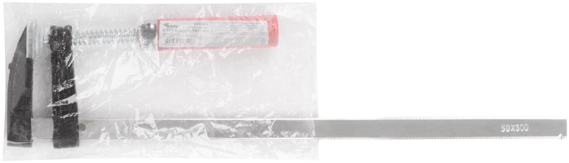 Струбцина столярная тип F 50x300 мм (59005)