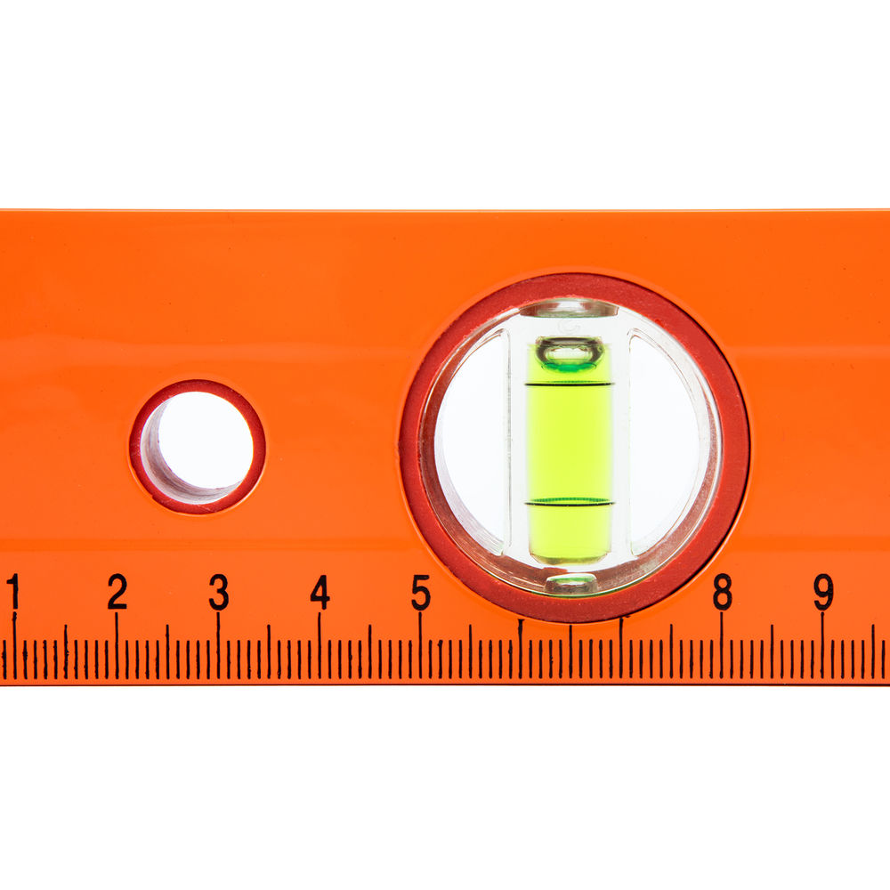 Уровень алюминиевый, 1000 мм, 3 глазка, желтый, линейка Sparta (330295)