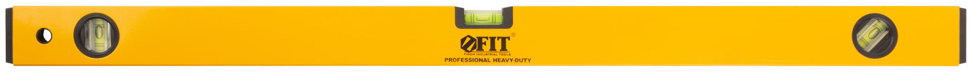 Уровень Магнит, 3 глазка, желтый усиленный корпус, магниты, шкала, Профи 800 мм (18248)