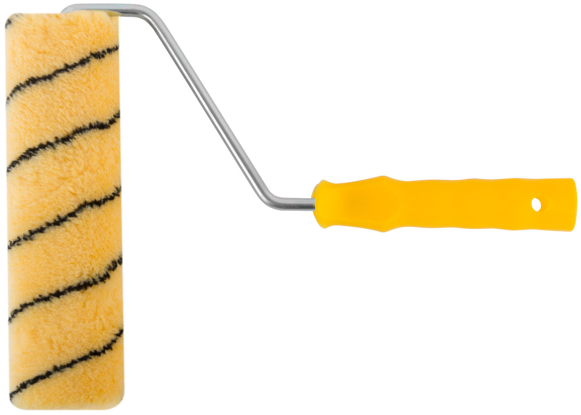 Валик полиакриловый, бежевый с черной полоской, диам. 48/72 мм; ворс 12 мм, 230 мм (01847)