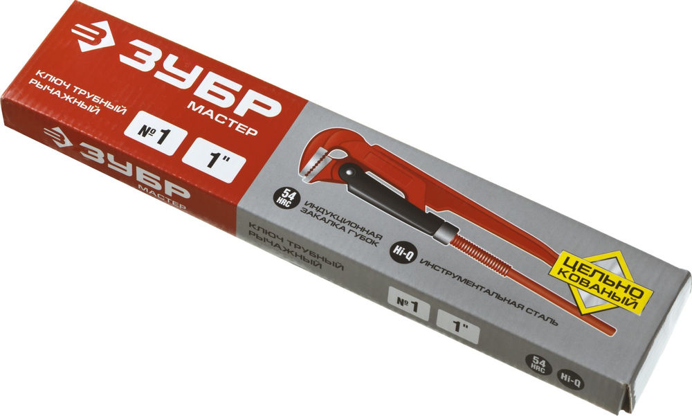 Трубный ключ с прямыми губками 1 №1 330 мм ЗУБР 27314-1