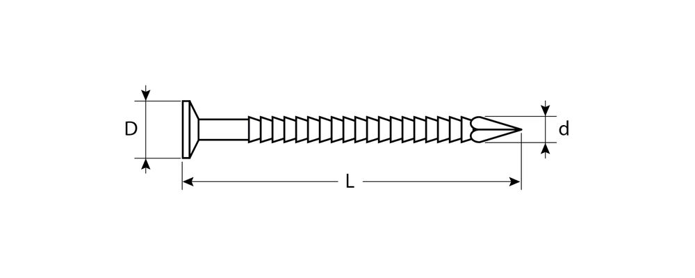 Гвозди ершеные 90 x 3.4 мм, цинк, 5 кг ЗУБР 305140-34-090