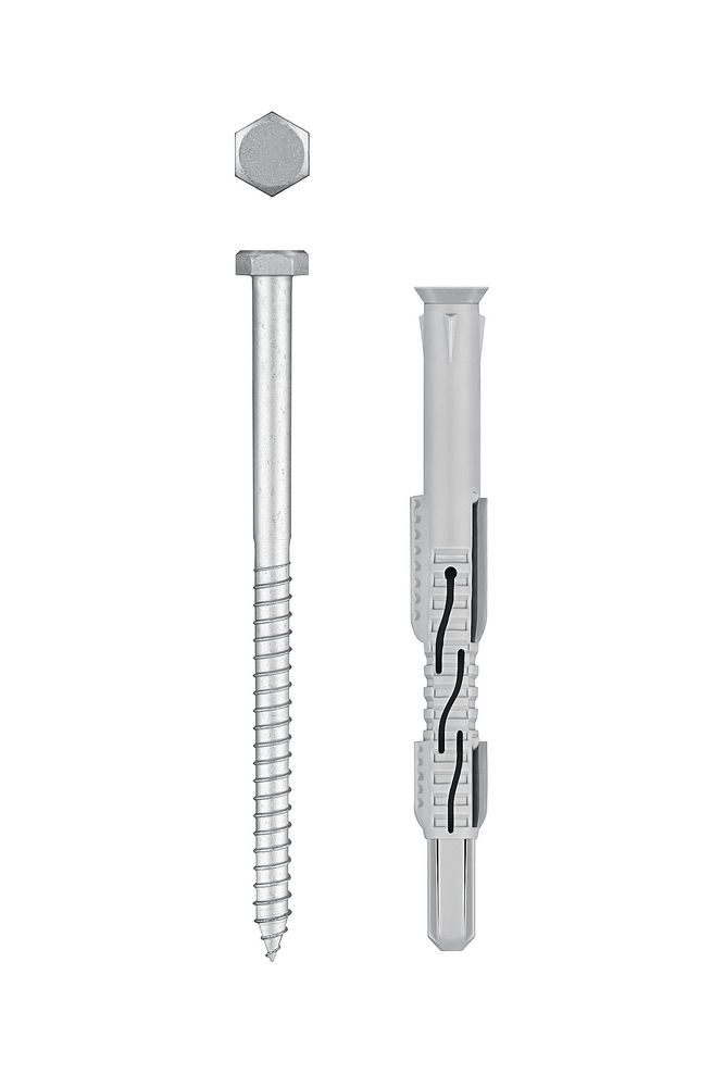 Дюбель фасадный ФД-П 10 x 120 мм, нейлон/цинк, 50 шт ЗУБР 301475-120