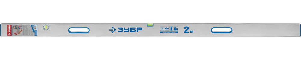 Правило с уровнем и ручками ППУ-Р 2 м точность 0.5 мм/м 2 глазка ЗУБР 1075-2.0_z01