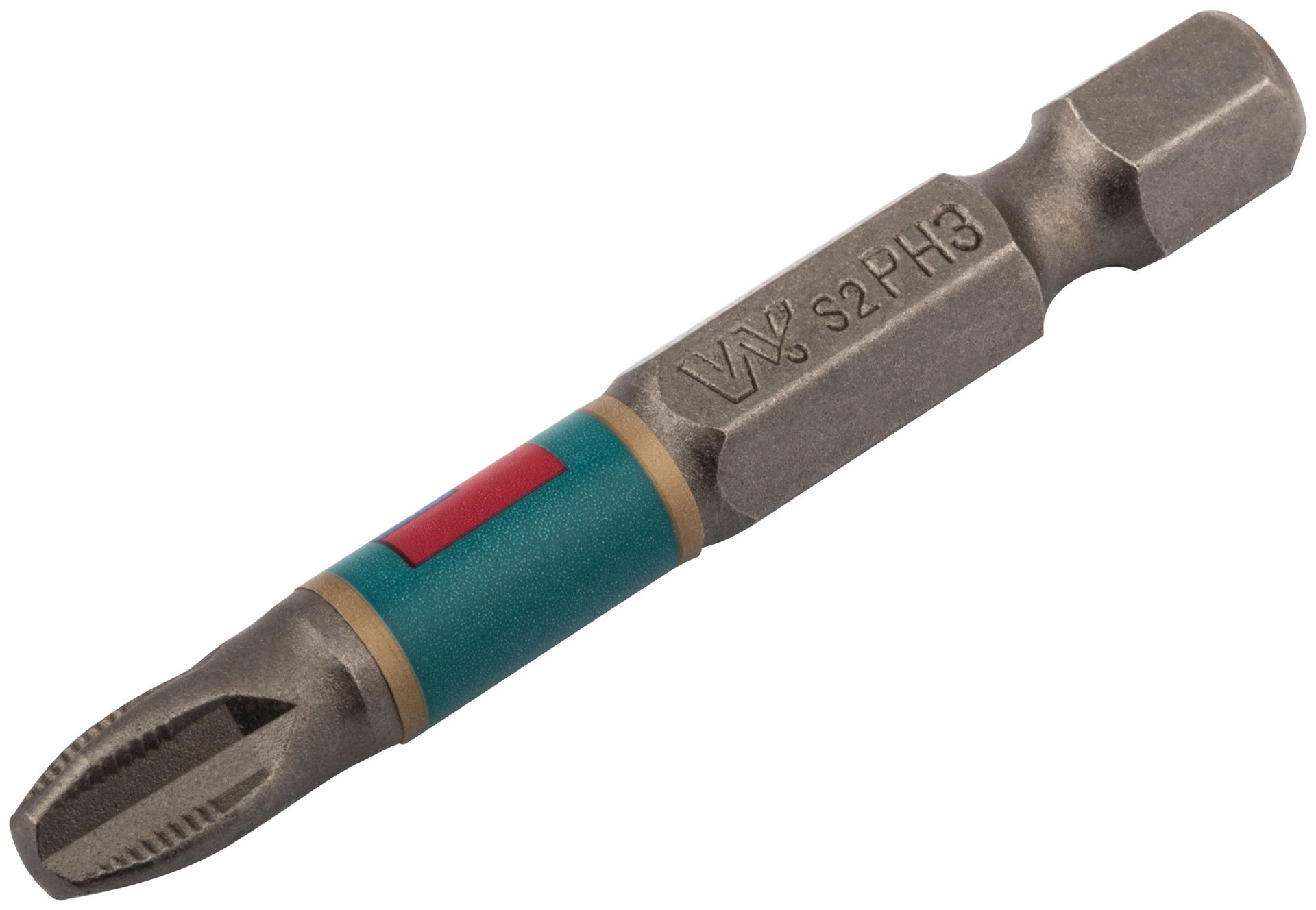 Биты WP, сталь S2, с насечкой, Профи, 50 мм PH3, 10 шт. (57578)