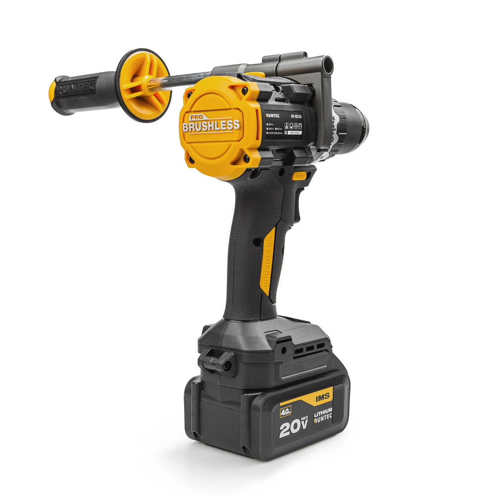 Дрель-шуруповерт ударная аккумуляторная PRO 13 мм, 20В, 24Ач, 160Нм RUNTEC RT-ID226