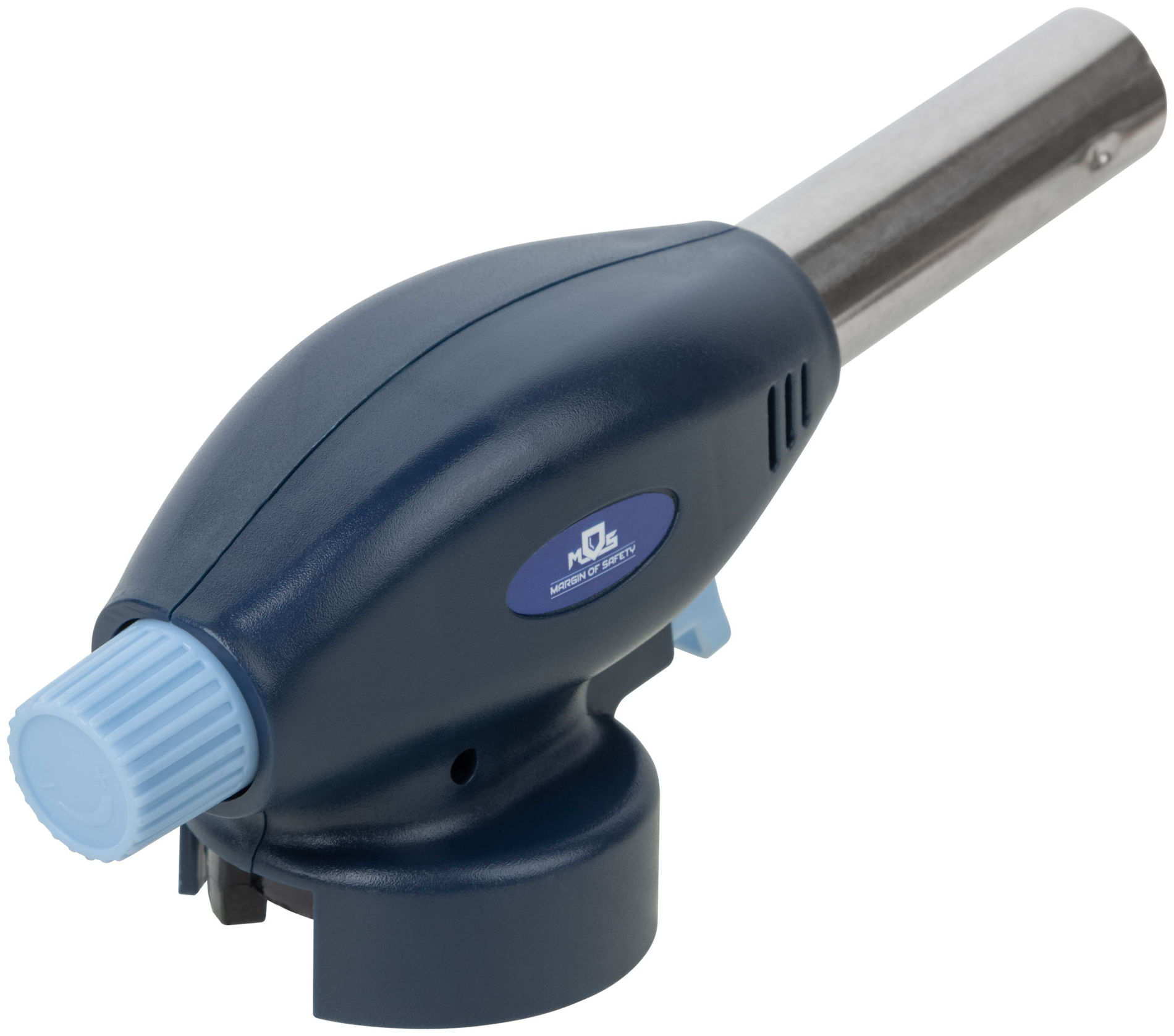 Горелка газовая на цанговый баллон, пласт.корпус, с пьезоподжигом, сопло 19 мм (67655М)