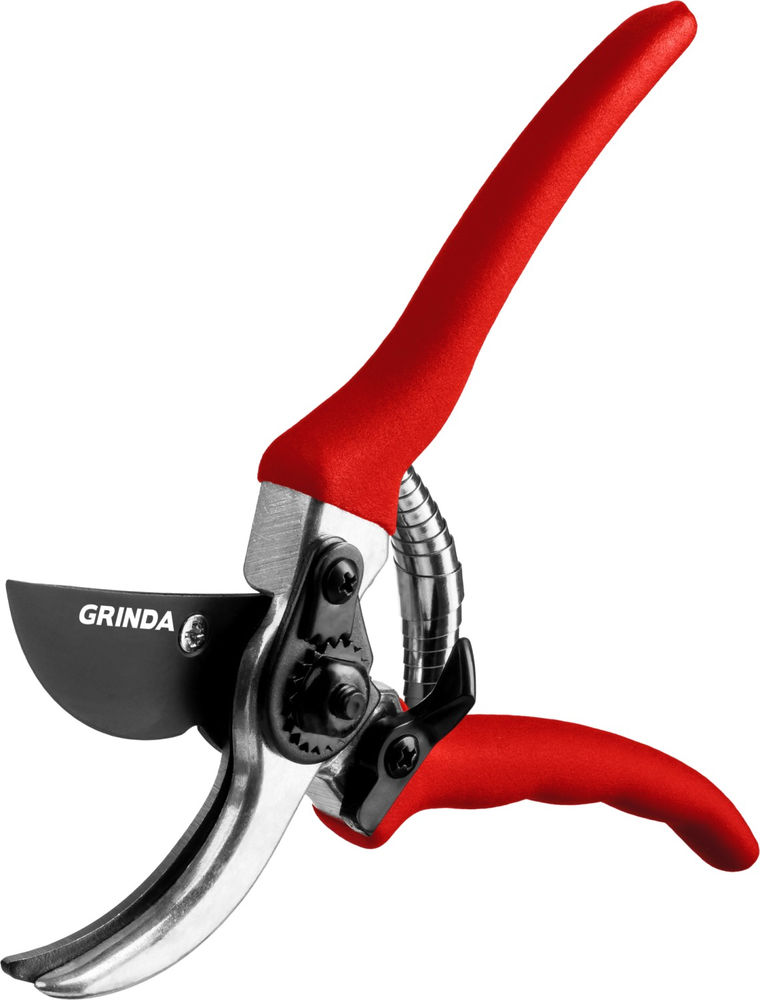 Плоскостной секатор G-11, 210 мм, лезвия из углеродистой стали, закалены, тефлоновое покрытие, алюминиевые рукоятки GRINDA 8-423001_z02