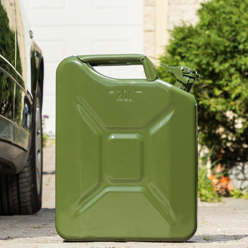 Канистра для ГСМ, металлическая, 20 литров Stels (53145)