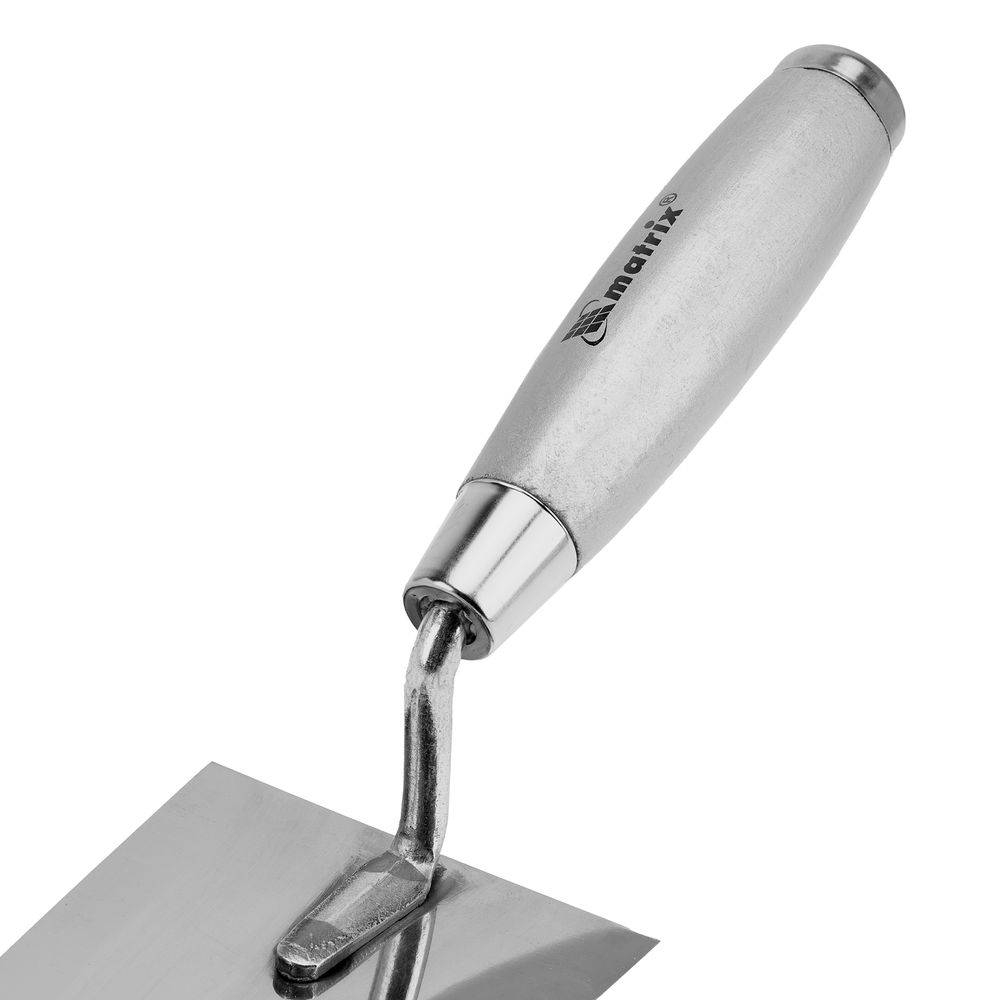 Кельма из нержавеющей стали, 160 х 84 мм, деревянная ручка Matrix (86320)