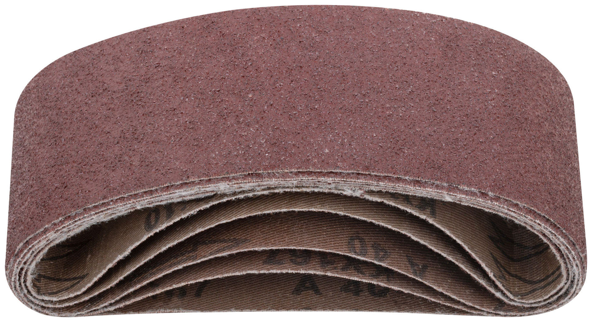 Ленты шлифовальные бесконечные, водостойкие, на тканевой основе, 5 шт., 75х457 мм Р 40 (39682)