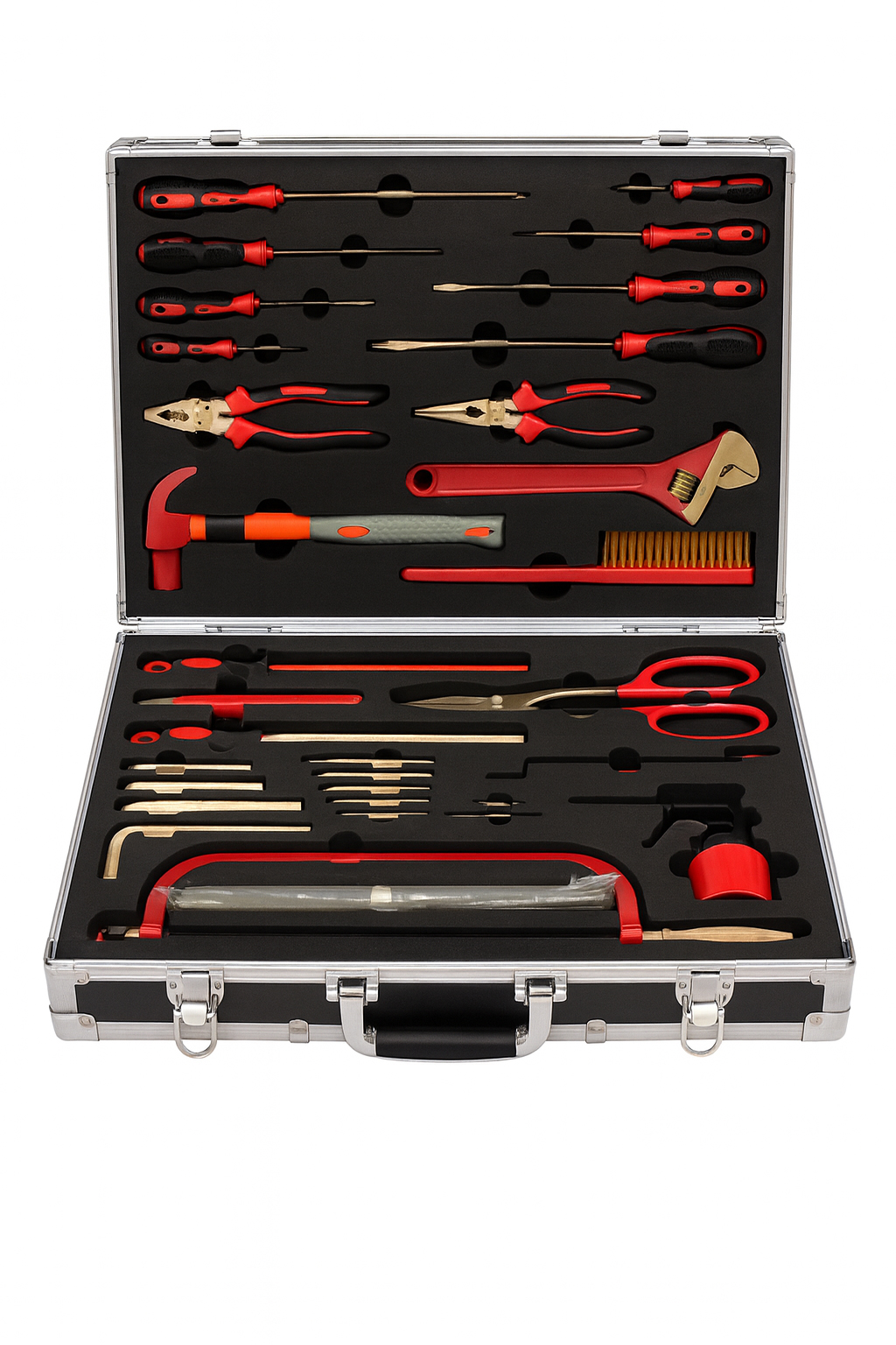 Набор взрывобезопасного инструмента (51 предметов) AlCu No.AA28-51, HORTZ