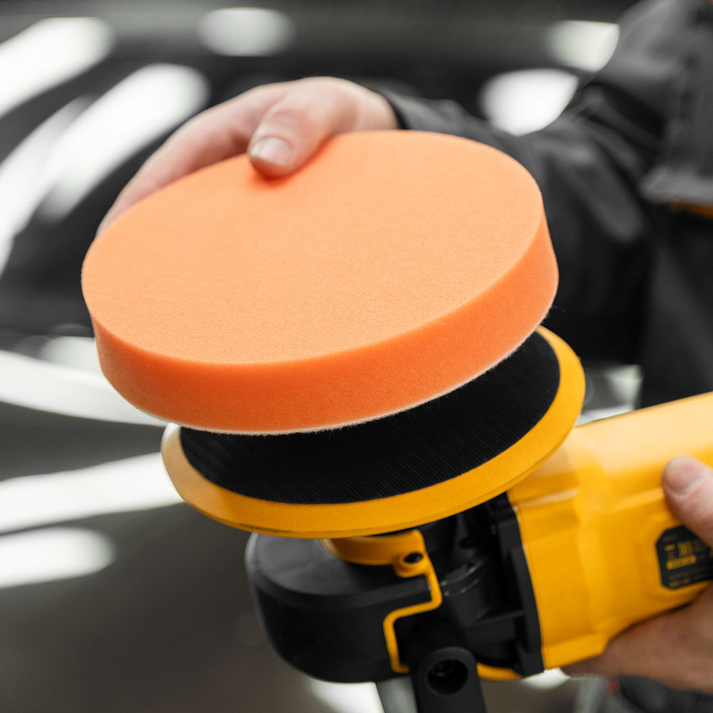 Насадка полировальная под липучку, 180 мм, Поролоновая Matrix (75970)