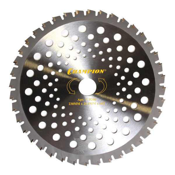 Нож с зубцами из твердого сплава Knife 40/230/25,4 (SRM-330ES/SRM-350ES,4605,T433,T523,T437,T517) (C5200)