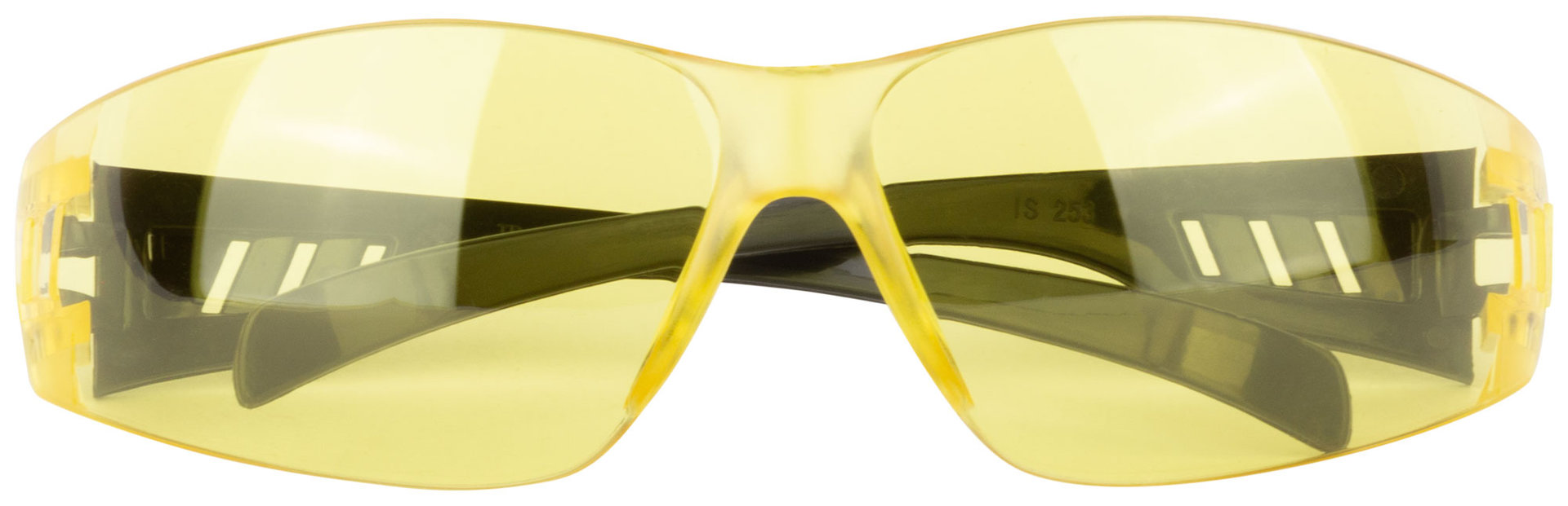Очки защитные с дужками желтые (12215)