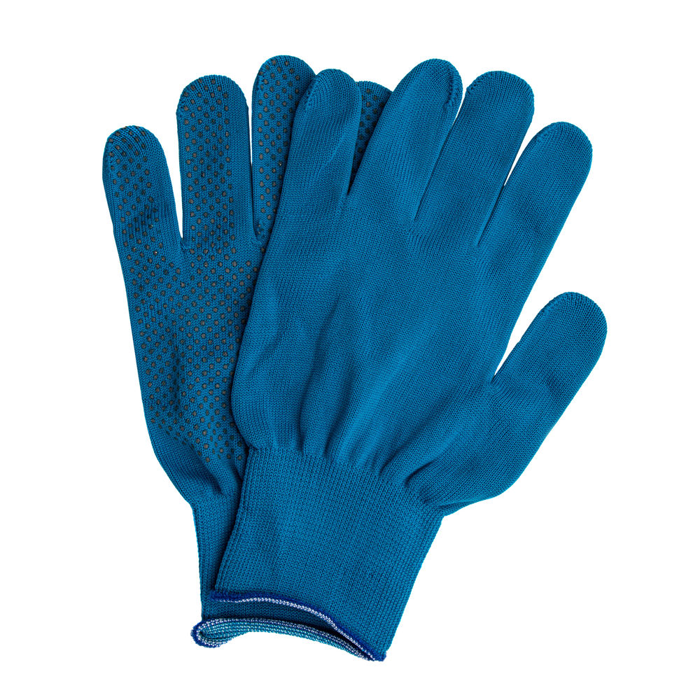 Перчатки Нейлон, ПВХ точка, 13 класс, цвет ультрамарин, XL (67846)
