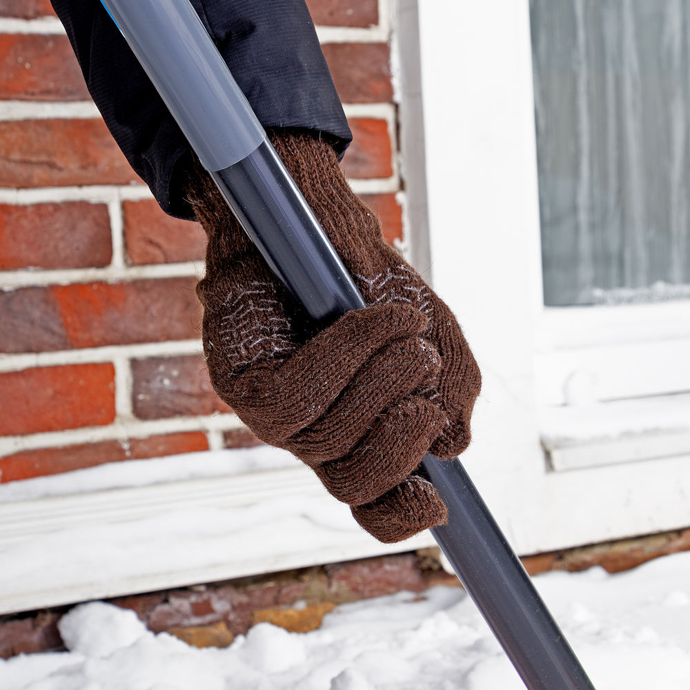 Перчатки трикотажные, двойные, верблюжья и овечья шерсть, ПВХ покрытие, Сибртех (68635)