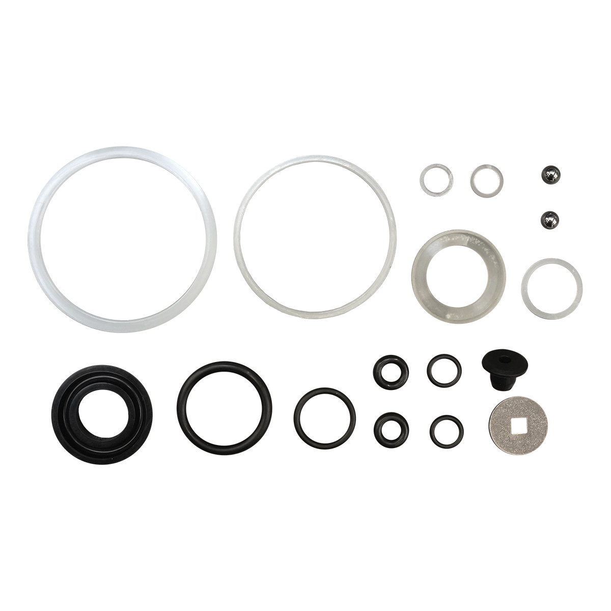 Ремкомплект 2,7т подкатного домкрата КОТМАР BG1279 (17 шт сальников и уплотнительных колец) BG4012