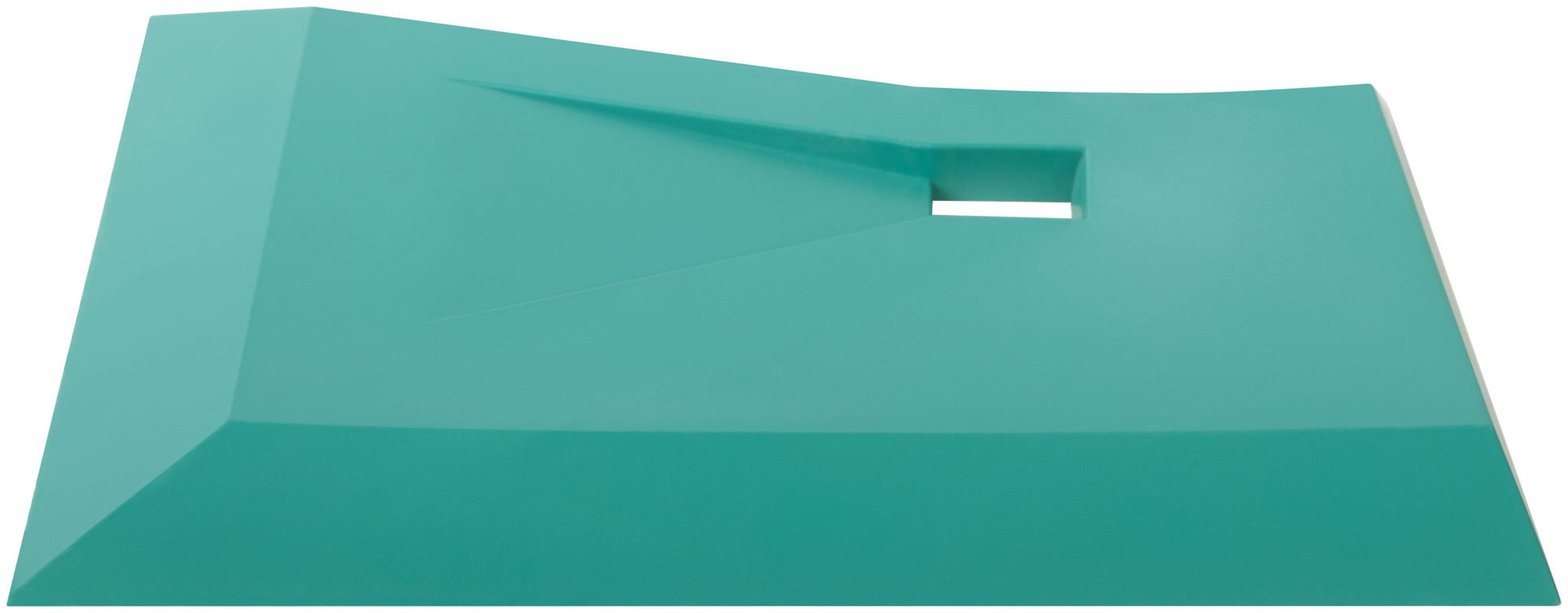 Шпатель, мягкий ПВХ пластик, две рабочие кромки 80 мм / 140 мм (06891)