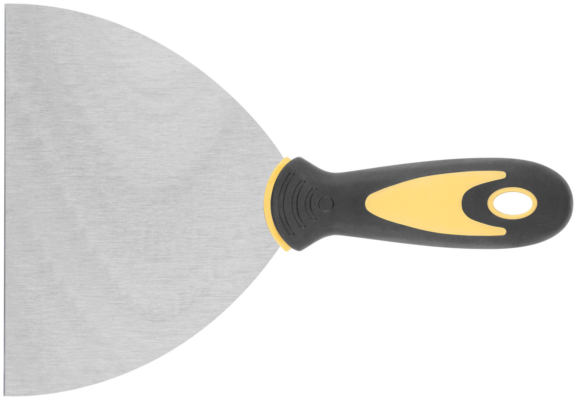 Шпатель, нерж.сталь, прорезиненная ручка 6 (150 мм) (06698)