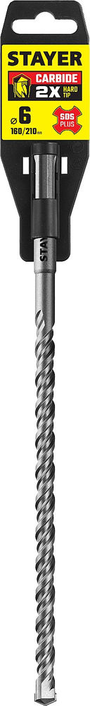 Бур SDS-plus 6 x 210 мм STAYER Professional 2930-210-06_z02