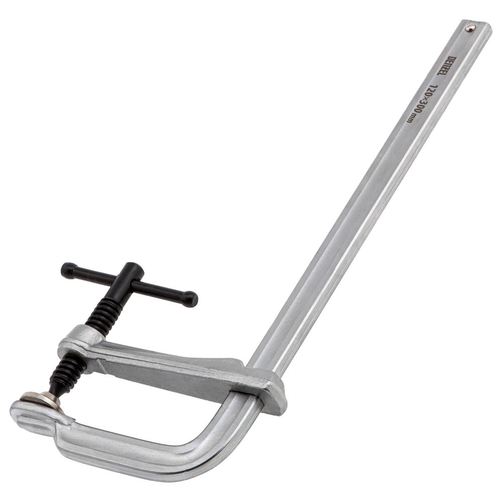 Струбцина F-образная, 120x300мм, кованая Denzel (20477)