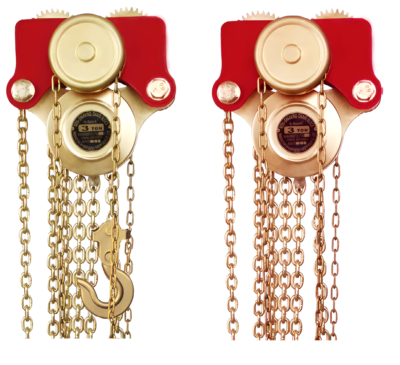 Таль цепная с кареткой (2т) искробезопасная, сплав BeCu 307C-1006, HORTZ